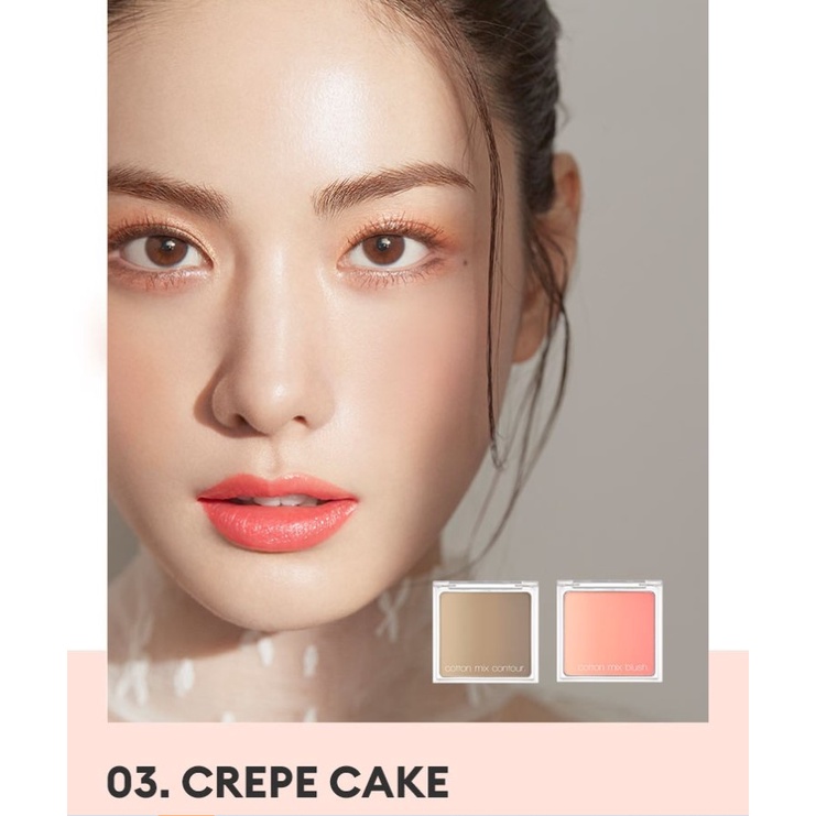 Phấn má hồng mềm mịn Missha Cotton Mix Blusher 11g