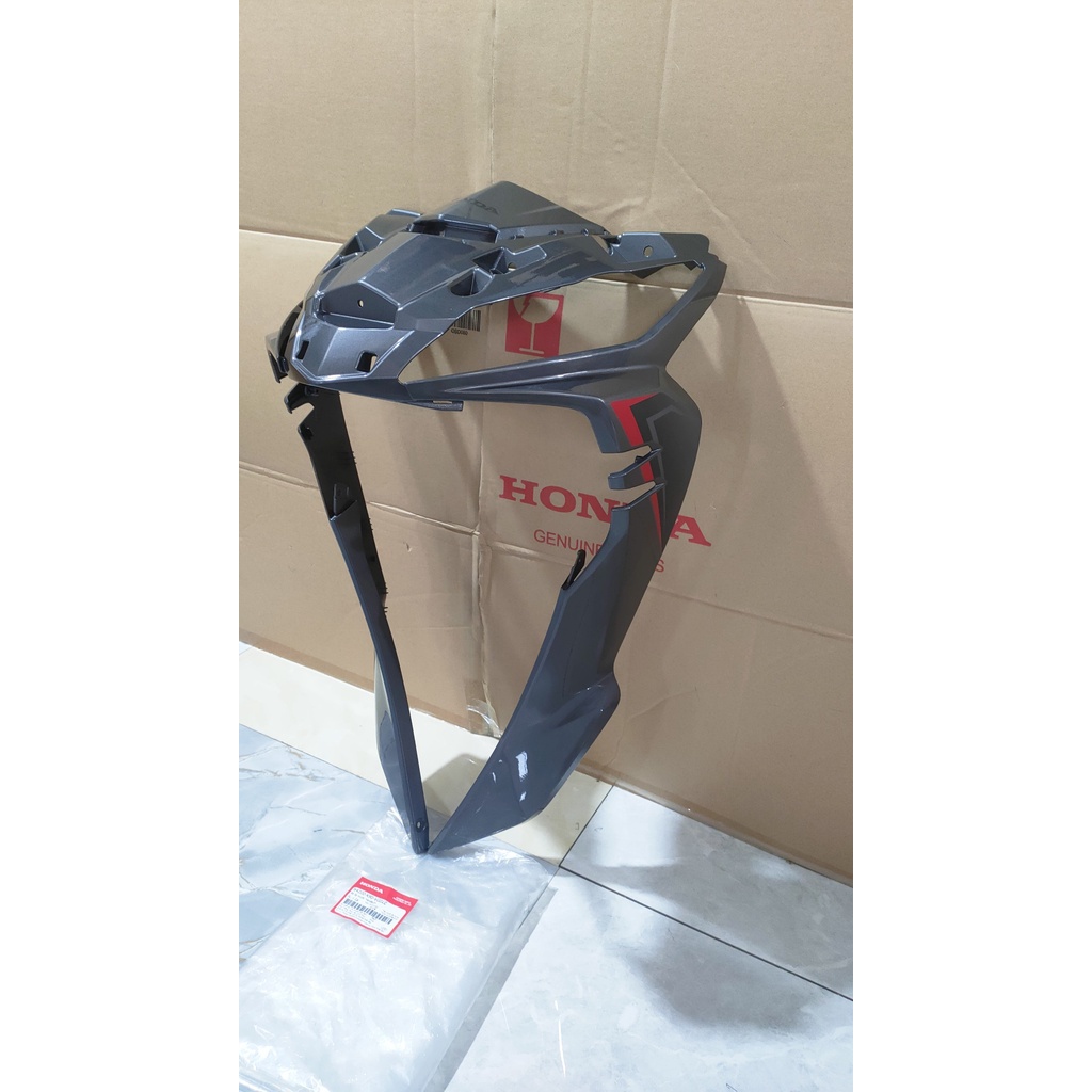Bộ ốp trước - quây nạ trước HONDA WAVE RSX110 năm 2020-2021 màu Đen xám. *NHB83* 64200K90VG0ZE