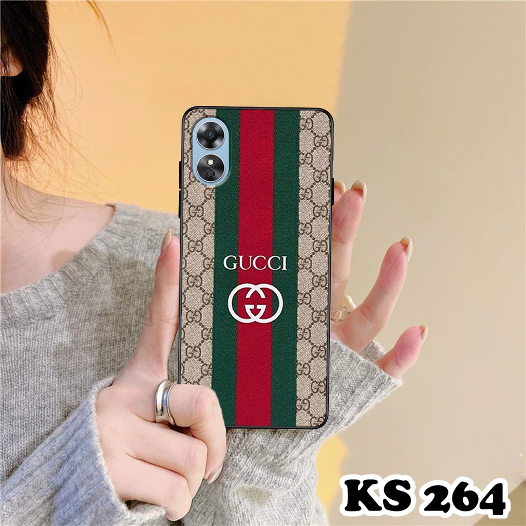 Ốp lưng Oppo A17 - A17k in hình ＧＵＣＣＩcực sang trọng - Chất liệu TPU cao cấp