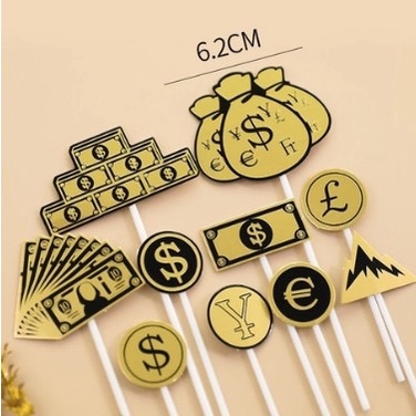Set 10 que tien vàng $ mới