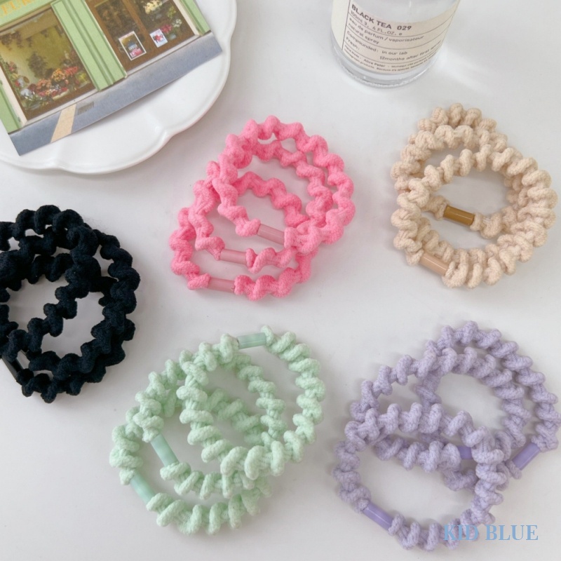 Dây Cột Tóc Cao Su Màu Sắc Ngọt Ngào Xinh Xắn Cho Nữ