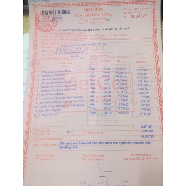 Vitamin e kem bôi dưỡng thể e100