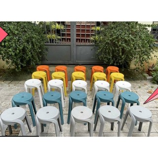 Combo ghế đôn nhựa nhập khẩu xếp gọn tiện lợi