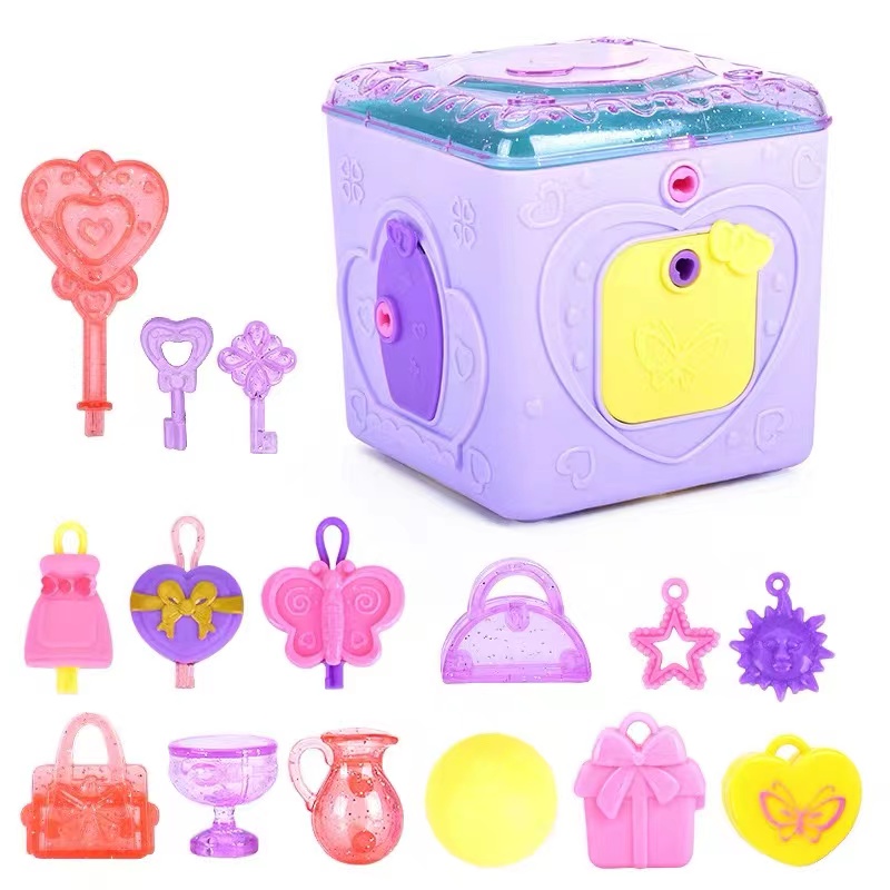 Hộp Đồ Chơi 6 Cửa mini Bất Ngờ Cho Bé Gái