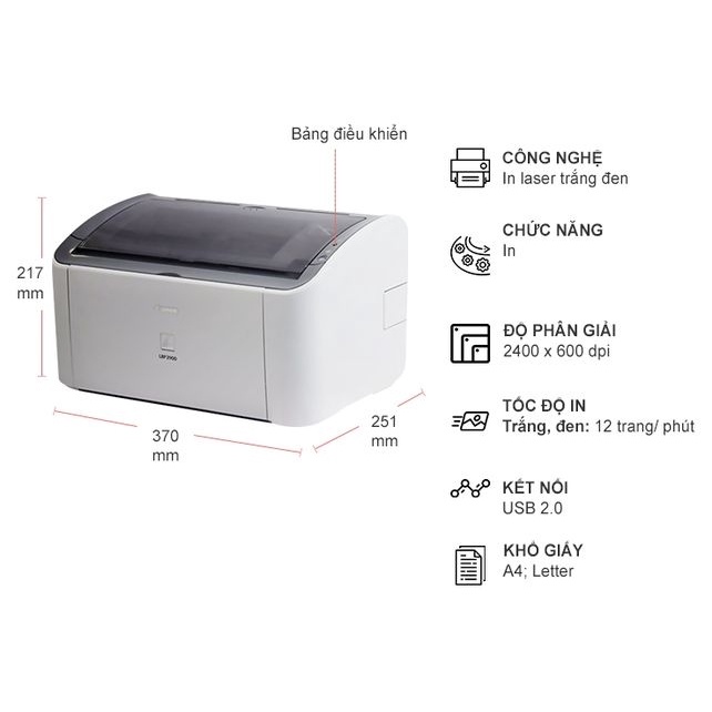 Máy in Canon 2900 , máy mới nguyên thùng