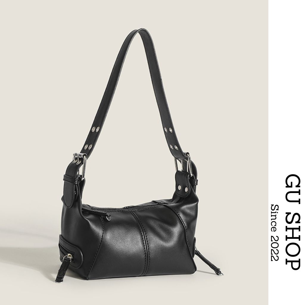 Túi xách nữ kẹp nách cá tính cool ngầu đi chơi da pu phong cách TX0055 Gu Shop