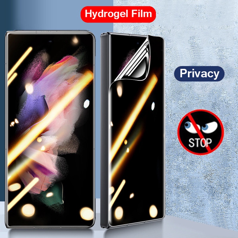 Phim hydrogel chống gián điệp cho samsung galaxy z fold5 fold4 fold3 fold zfold 5 4 3 zfold5 zfold4 zfold3 5g full cover bảo vệ màn hình riêng tư