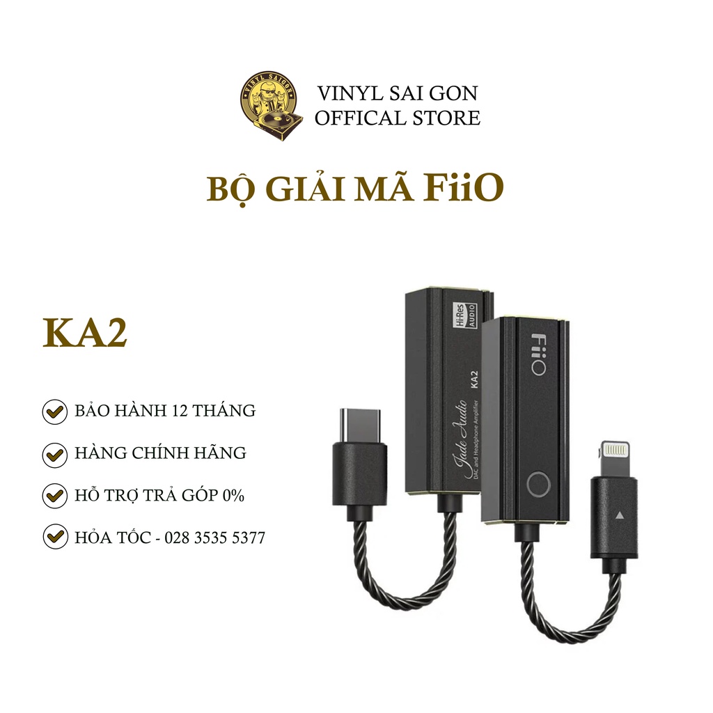 Bộ Giải Mã Dac/Amp FiiO KA2 - Bảo Hành Chính Hãng 12 Tháng