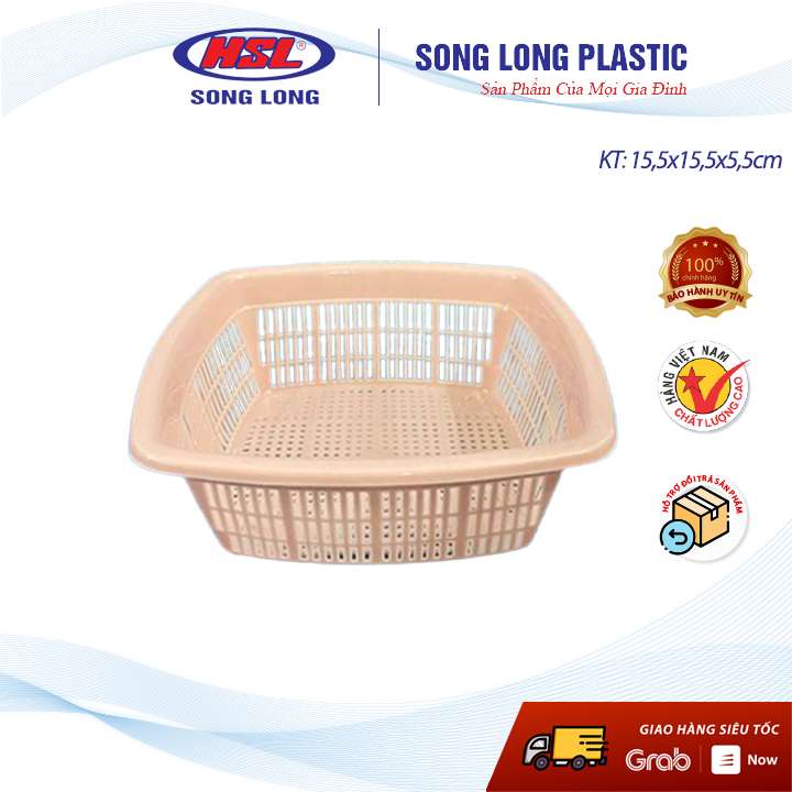 Rổ Vuông Mini đựng đồ, phụ kiện, thẻ học... tiện ích Song Long