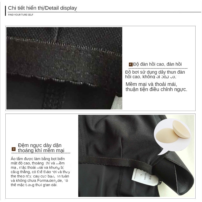 Bộ Đồ Bơi Một Mảnh Thể Thao Giả Da Cá Mập Khô Nhanh Chống Thấm Nước Chuyên Nghiệp