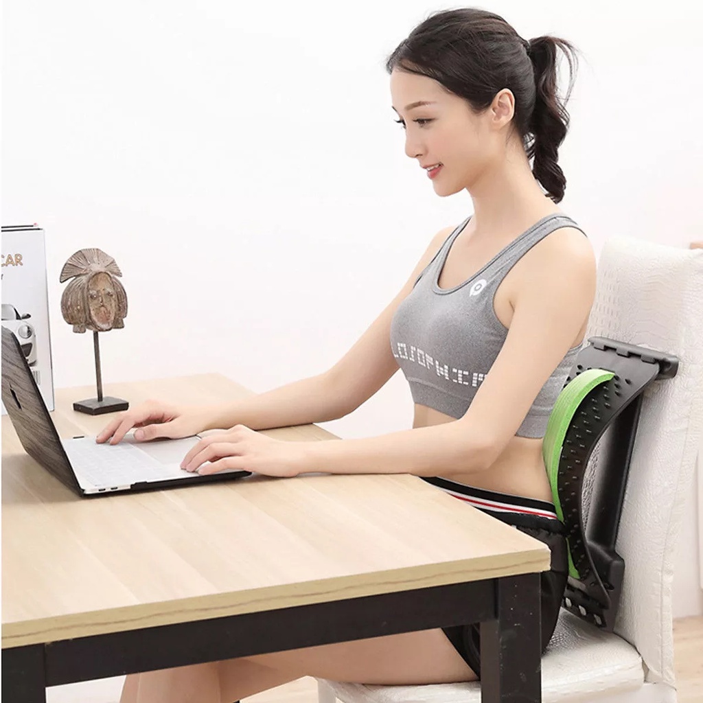 Khung massage lưng hỗ trợ tập lưng, mát xa lưng điều trị - Khung nắn chỉnh cột sống lưng, hỗ trợ điều trị thoát vị đĩa đ