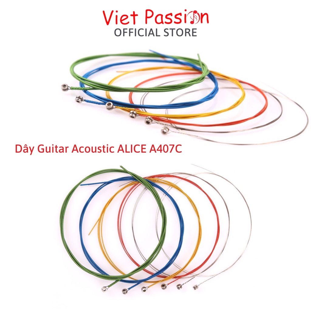 Dây đàn guitar acoustic Alice AWR47 chính hãng cao cấp Winner strings series size 11 SL Viet Passion HCM