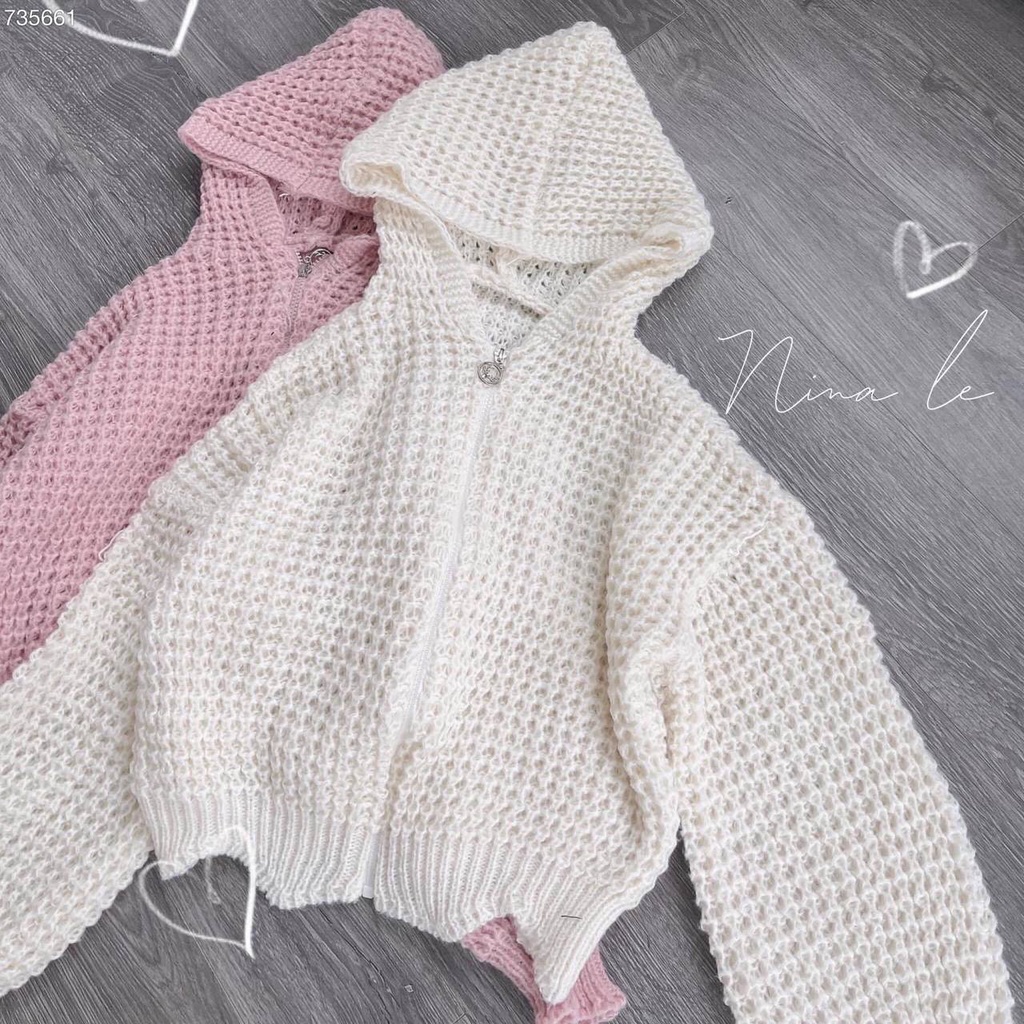 ÁO KHOÁC NỮ, ÁO KHOÁC LEN DÂY KÉO CÓ NÓN (Nhiều Mẫu) - KÈM ẢNH THẬT