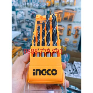 Bộ 5 mũi khoan gỗ ingco akd5058