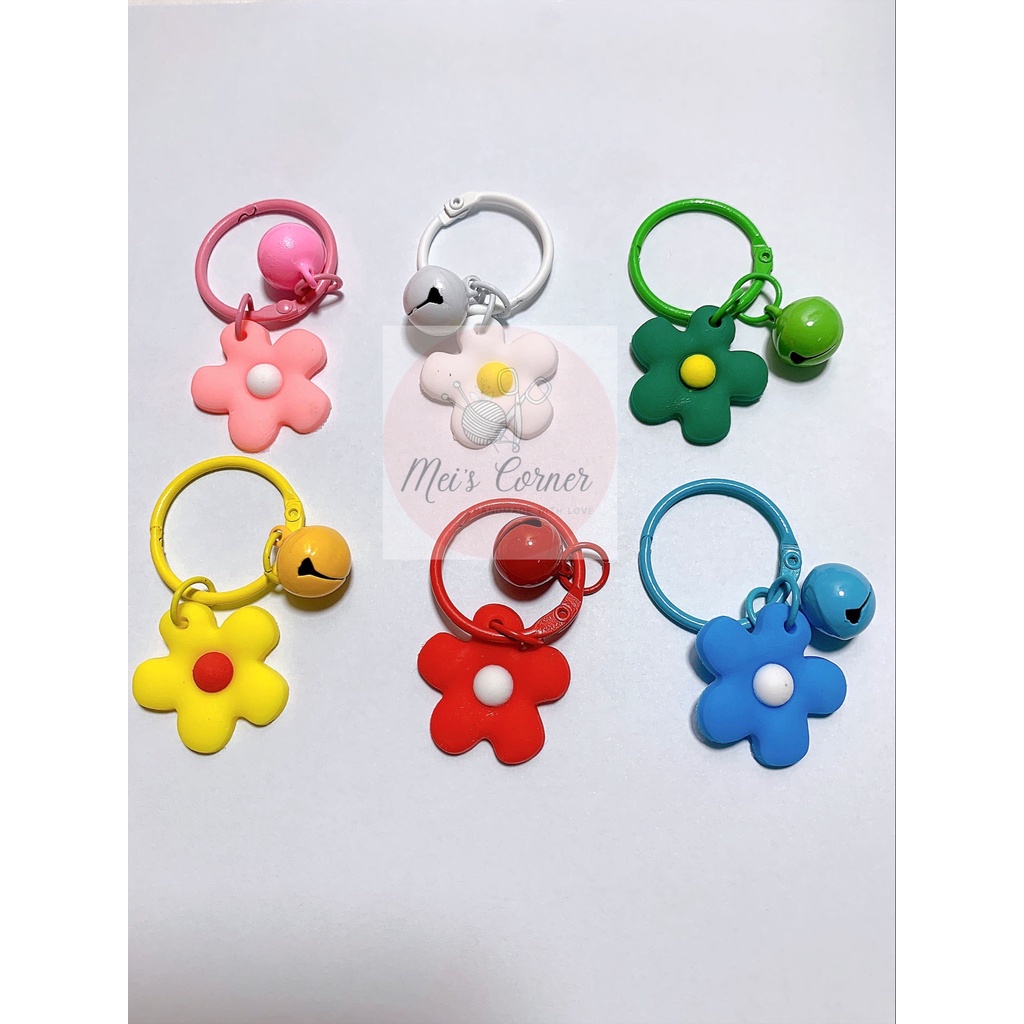 Móc khóa chuông hoa (8k/c)