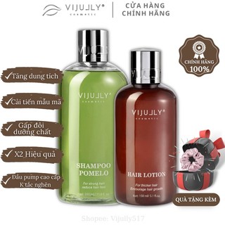 [HẾT RỤNG TÓC] Bộ Đôi Hoàn Hảo Dầu Gội& Tinh Dầu Bưởi Vijilly-Phục Hồi Tóc Hư Tổn-Kích Thích Mọc Tóc Nhanh 1k