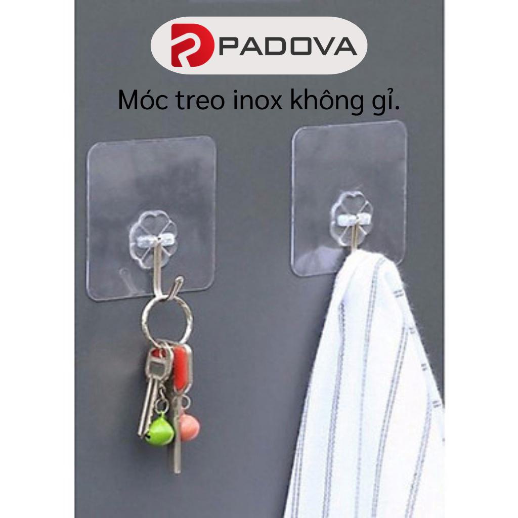 Móc Dán Tường Siêu Dính, Trong Suốt, Chịu Lực Tốt, Chắc Chắn PADOVA 3974 | BigBuy360 - bigbuy360.vn