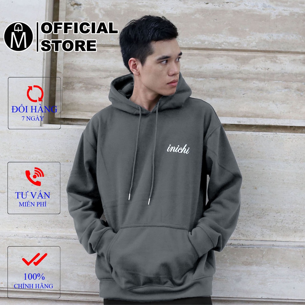 Áo hoodie xám nam nữ thời trang MĐ A1104 chất nỉ dày đẹp