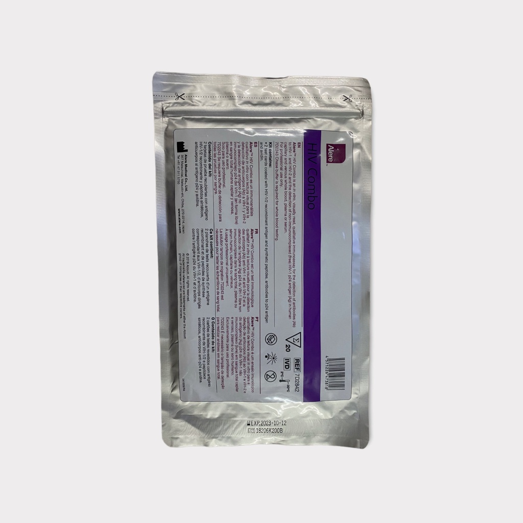 Bộ xét nghiệm HIV phát hiện sớm 14 ngày kết quả chính xác hơn 95% hãng ALERE