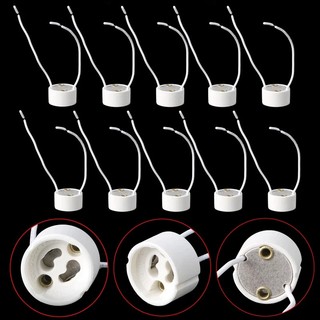 Đui sứ lắp bóng đèn led GU10