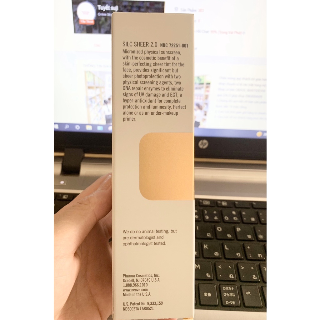Kem chống nắng cho da dầu Neova Active Silic Sheer 2.0 SPF 40 Kcn Neova cho da dầu 75ml [HÀNG CÔNG TY]