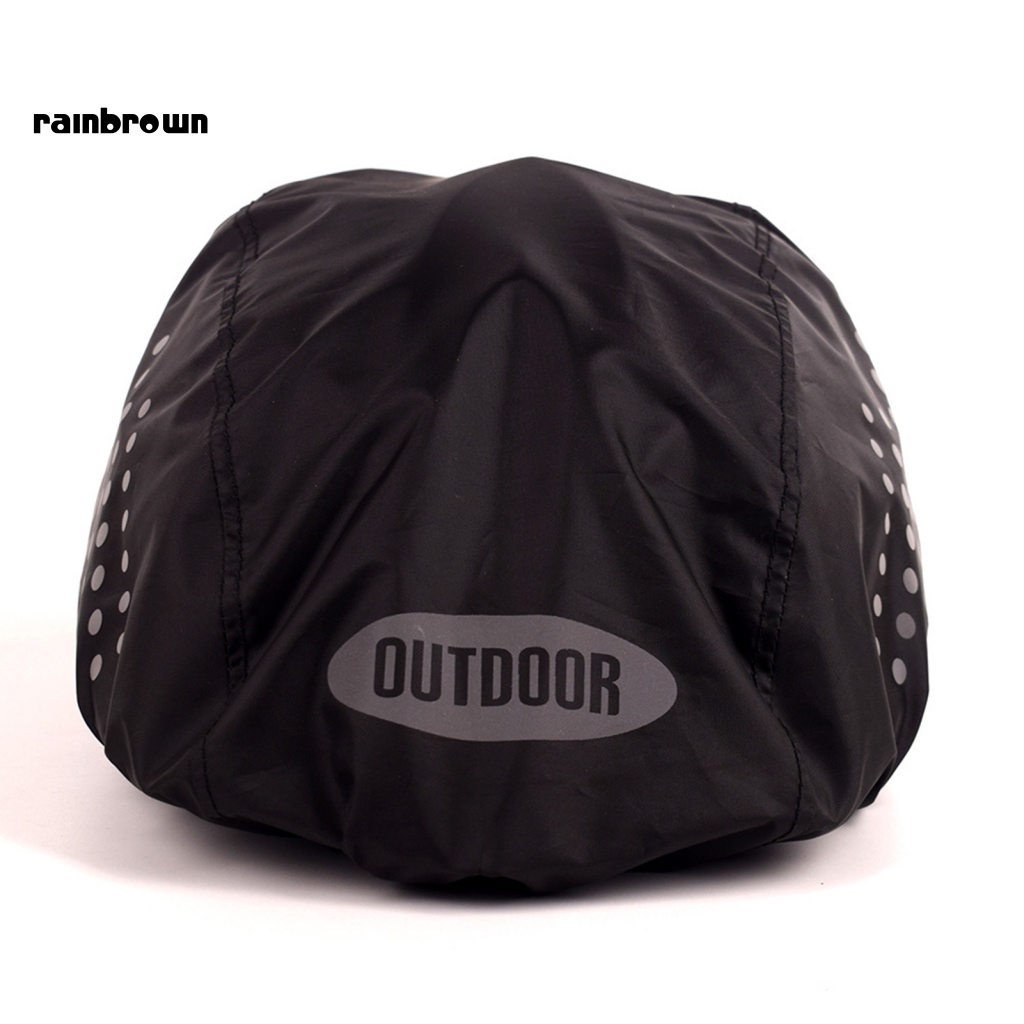 Vỏ Bọc Mũ Bảo Hiểm Xe Đạp / Xe Máy Bằng Vải Oxford In Chữ RB / Oxford Chống Gió