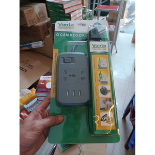 Ổ cắm điện kèm cổng sạc usb vonta