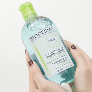 Nước Tẩy Trang Bioderma Sebium H2O Solution Micellaire 500ml Xanh Lá
