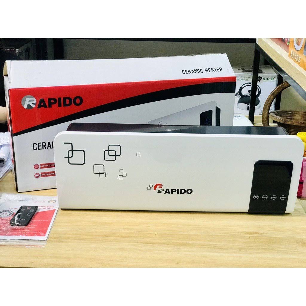 Sưởi Gốm Rapido ĐIỆN TỬ CÓ ĐIỀU KHIỂN CHÍNH HÃNG