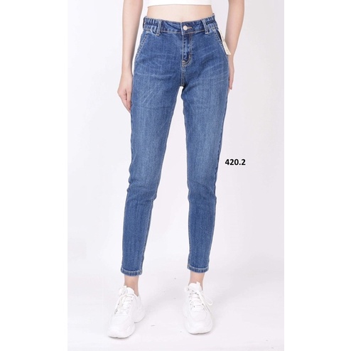 Quần Jean Nữ Lưng Thun Đủ size từ 50-70kg, Quần Jean Size to