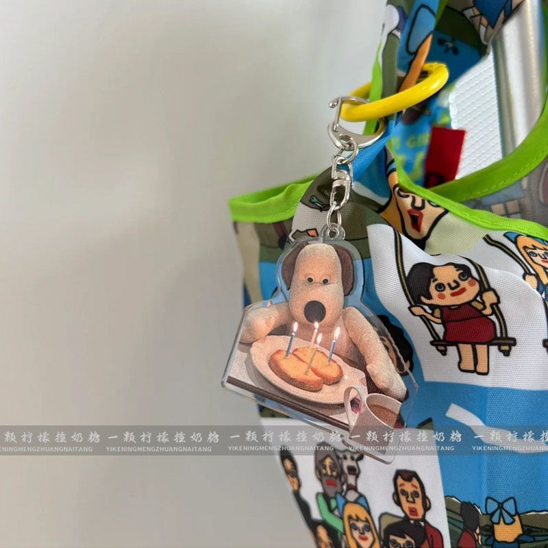 Móc Khóa acrylic Hình Cún Con Dễ Thương Xinh Xắn