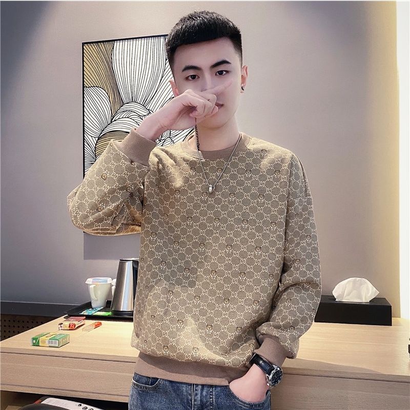 Áo sweater Tay Dài Cổ Tròn Dáng Rộng Phong Cách taichimen Cá Tính Cho Nam