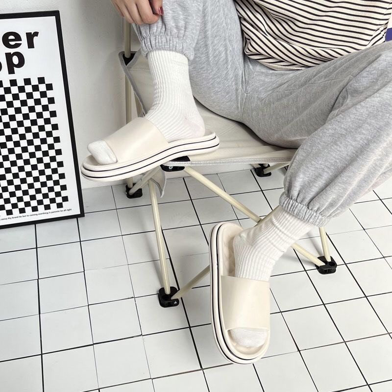 JY377 Dép phản quang nam nữ đế mềm đúc liền êm chân phong cách cá  tính năng động