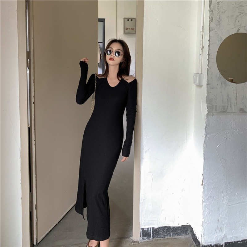 Đầm Dáng Dài Mỏng Thời Trang Hàn Quốc Thanh Lịch Cho Nữ
