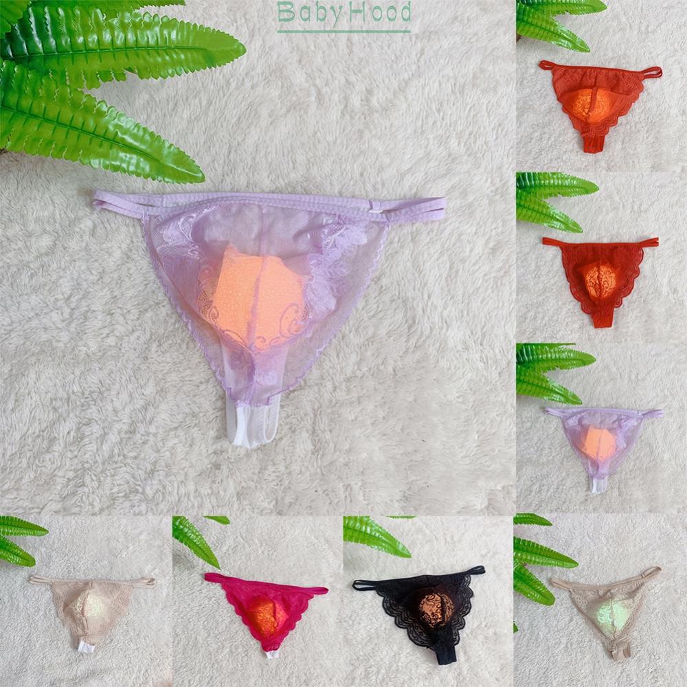 Sexy Men Lace Sheer Pouch G String Bikini Briefs Thongs Underwear Underpants Underwear#BBHOOD