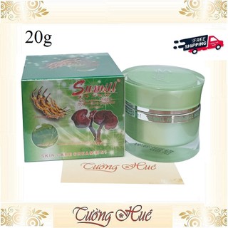 Kem dưỡng trắng da Sumill Tinh Chất Collagen - Linh Chi & Đông Trùng Hạ Thảo - 20g - Xanh lá