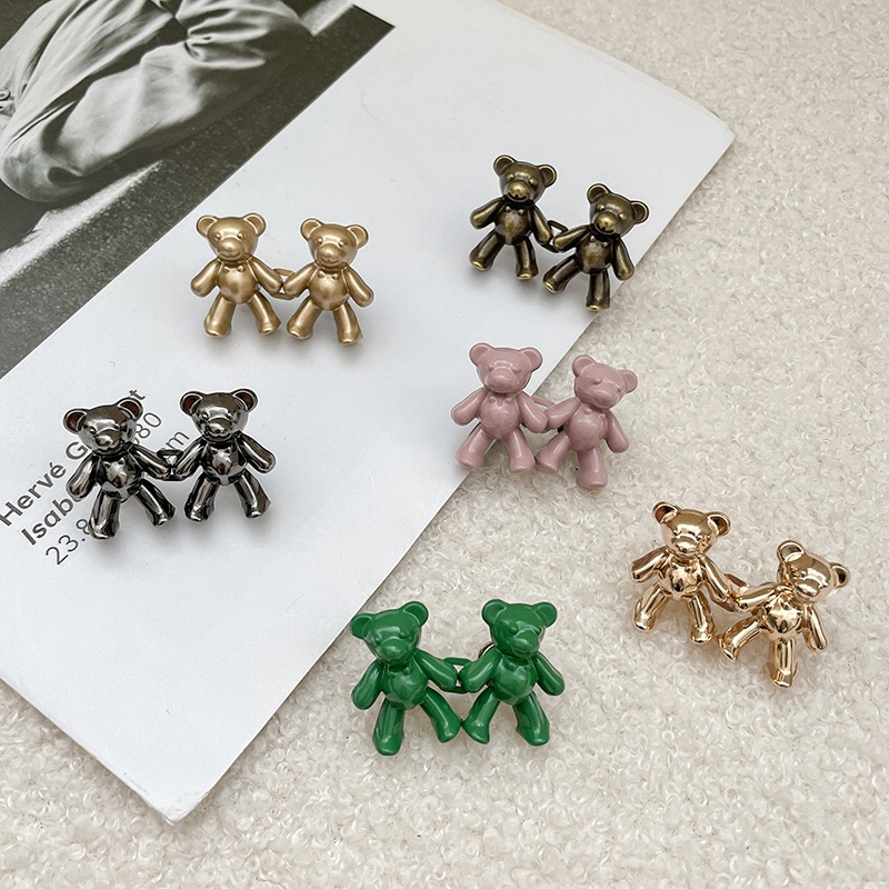 Thắt Lưng Có Nút Điều Chỉnh Và Tháo Rời Được Hình Gấu Dễ Thương Phong Cách