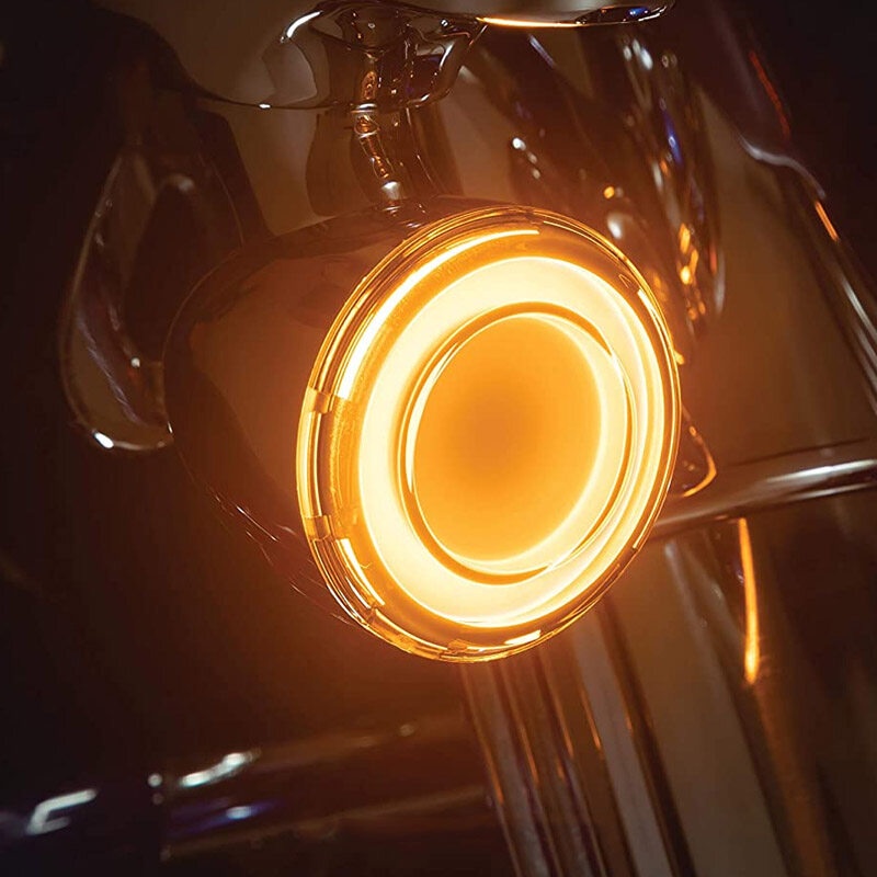 Cặp Đèn LED Xi Nhan Trước 1157 Cho Xe Mô Tô Harley Touring Road Glide Fat Boy