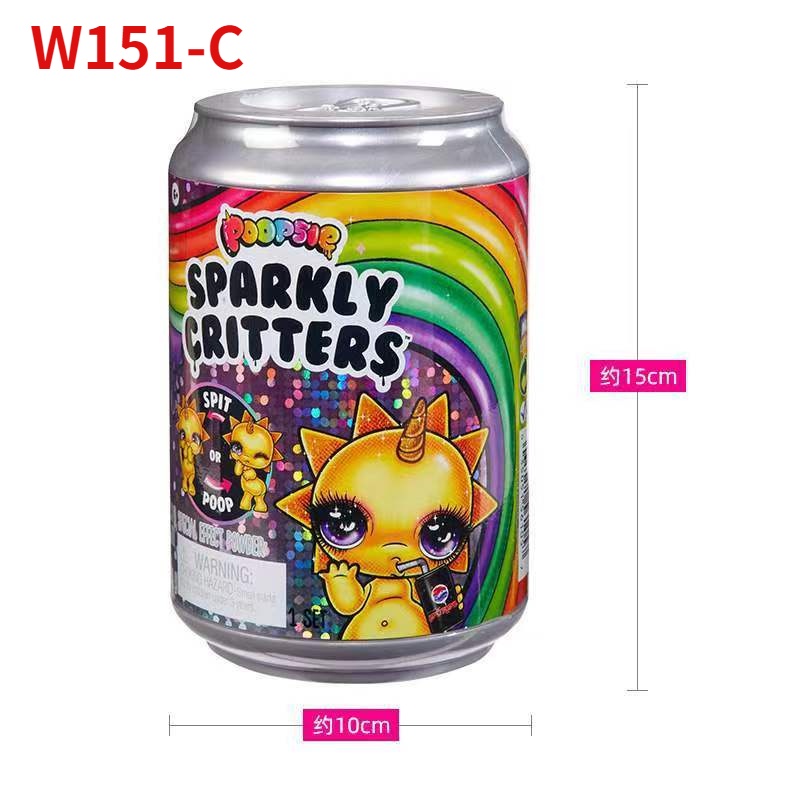 Popsie Đồ Chơi Slime Dạng Bóp Hình Kỳ Lân Kem Kỳ Lân Có Đèn Flash