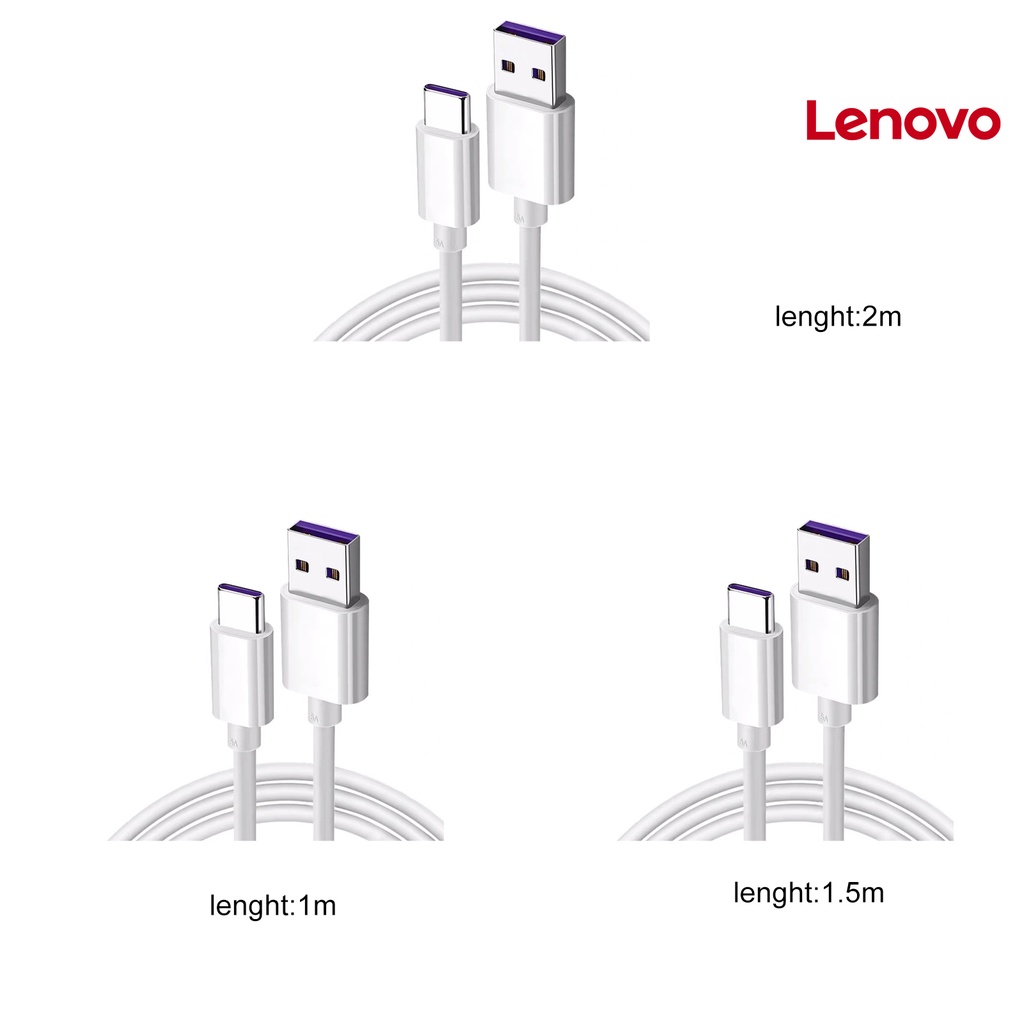 Dây cáp sạc nhanh LENOVO KC-1 / 1.5 / 2m 40W thích hợp cho Android