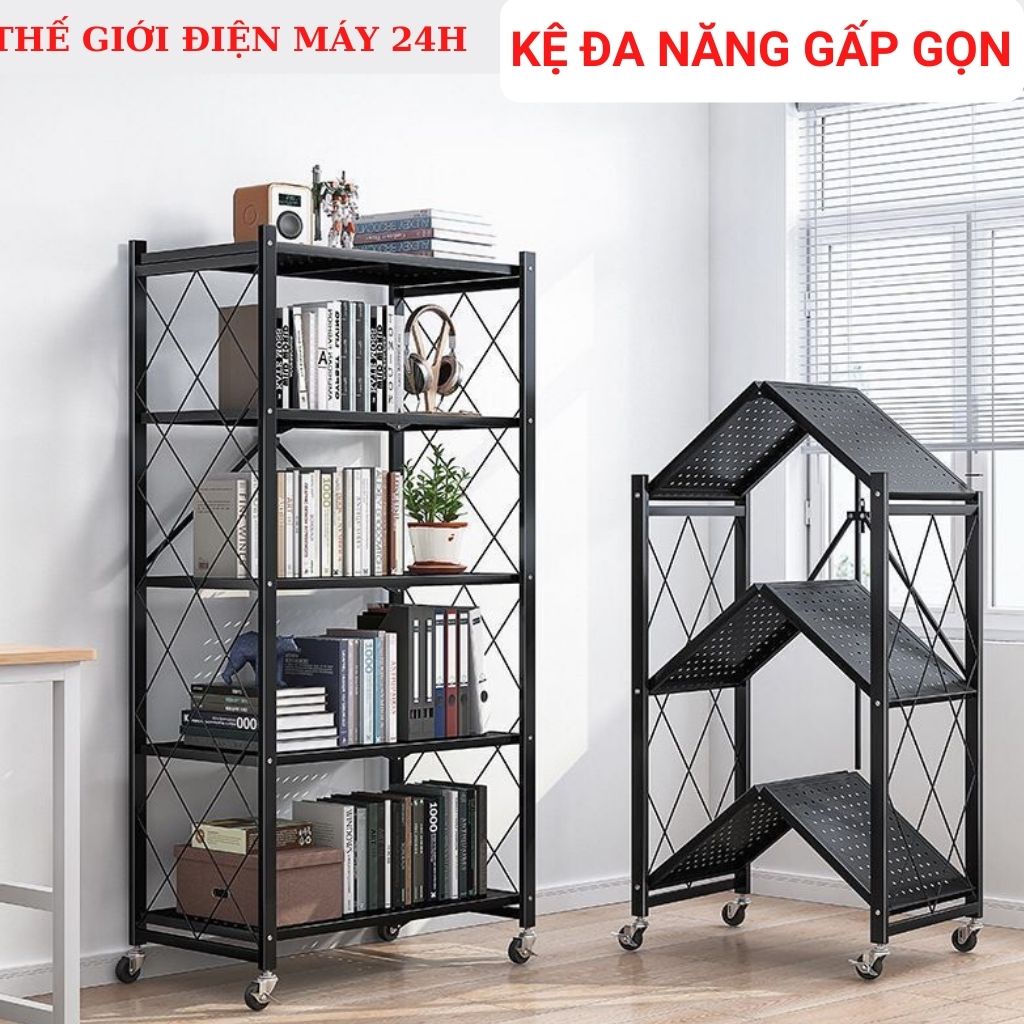 KỆ ĐỰNG ĐỒ CAO CẤP - KỆ SẮT ĐA NĂNG 5 TẦNG - 4 TẦNG - 3 TẦNG - CÓ BÁNH XE