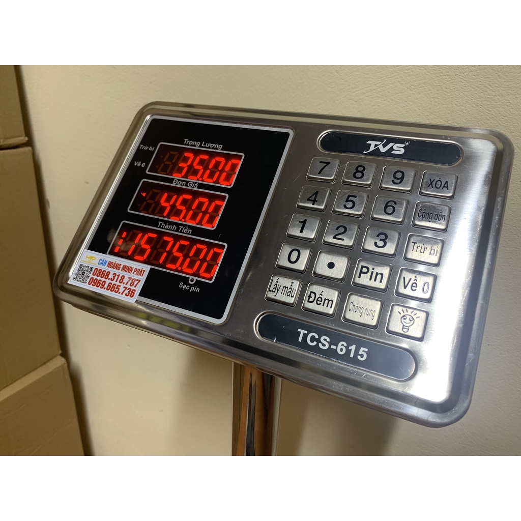 Cân bàn điện tử chống nước 100kg 150kg 300kg INOX TOÀN PHẨN BaWang. Bảo hành 2 năm