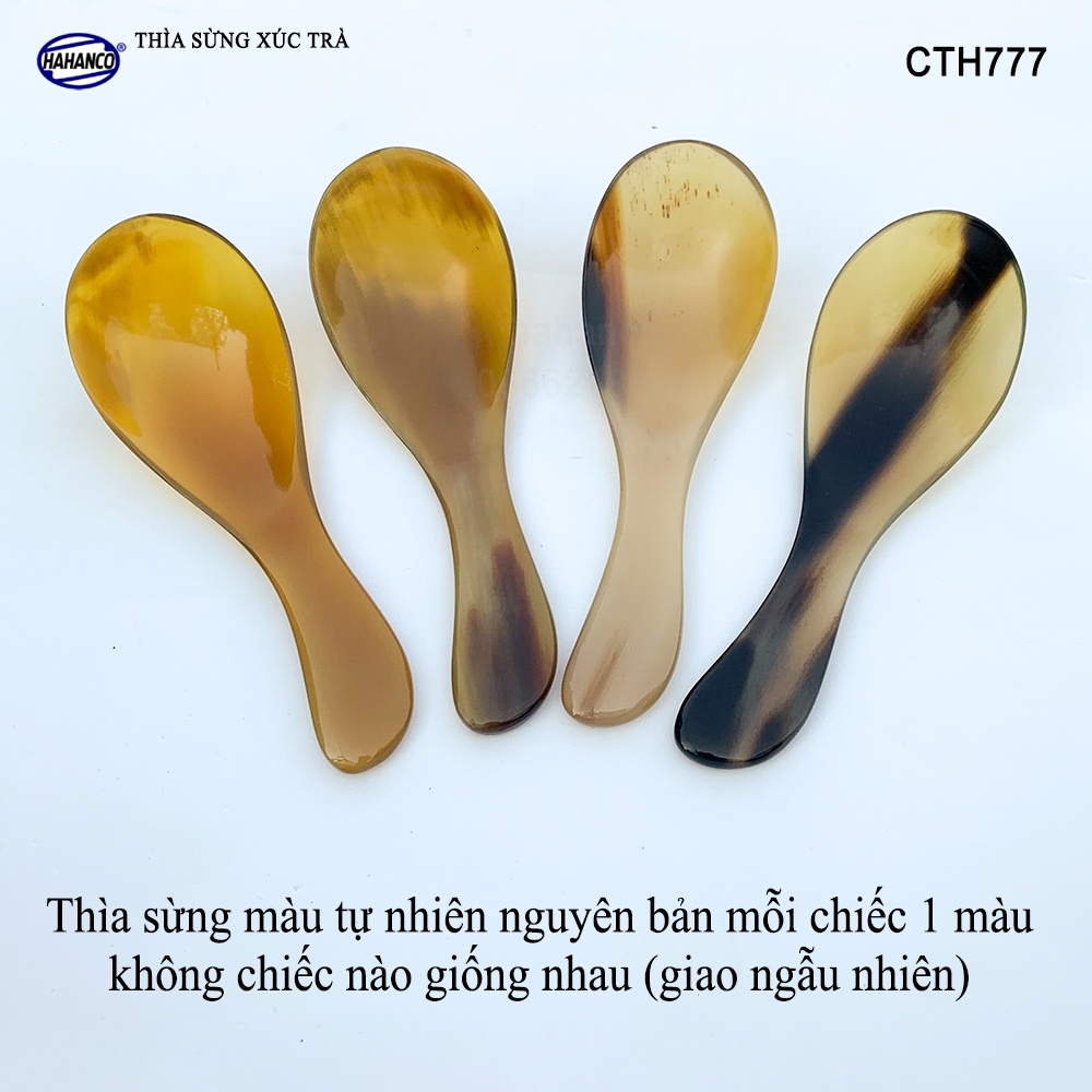 Muỗng xúc trà bằng sừng xuất nhật - giúp không mất hương vị trà - CTH777