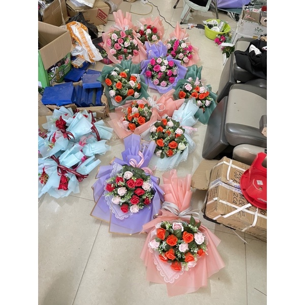 BÓ HOA SÁP HOA LÁ QUÀ TẶNG 20/11