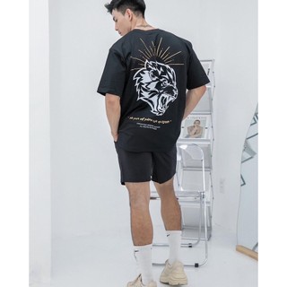 Áo LA Strength l REBORN Oversized Tee l Black