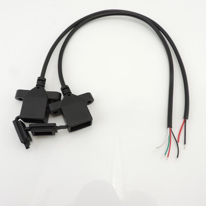 Dây Cáp Sạc Nối Dài 30cm 2 Pin 4 Lõi USB 2.0 type A 5V VNK2 Chất Lượng Cao