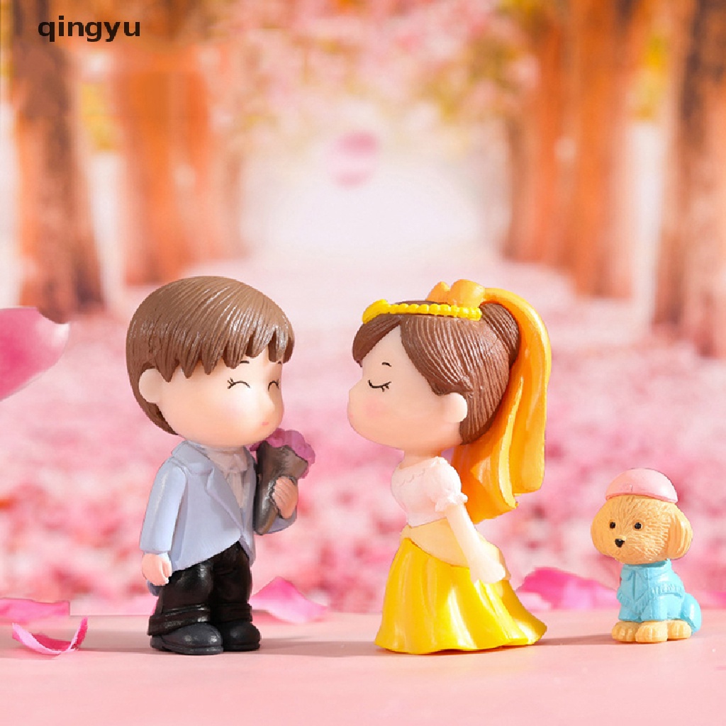 Mô Hình Cặp Đôi Xinh Xắn Trang Trí Tiểu Cảnh DIY