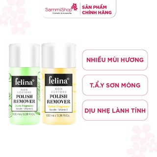 Felina Nước Chùi Móng Không Acetone Felina 100ml