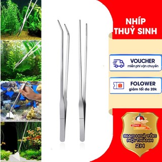 Nhíp trồng cây thủy sinh, nhíp thuỷ sinh làm bằng thép không gỉ kích thước 27cm
