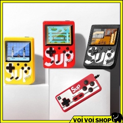 Máy chơi game SUP cầm tay mini 4 nút với 400 trò vui nhộn chơi được 2 người giá rẻ. BH 6 tháng